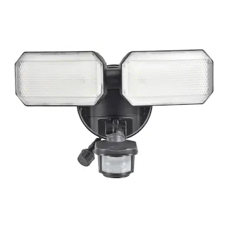 monban 防犯センサーライト 2灯 リチウム充電池式 2000ルーメン LS-B312 防犯 焦電型赤外線センサー 高速フラッシュ点滅 防水機能IP55