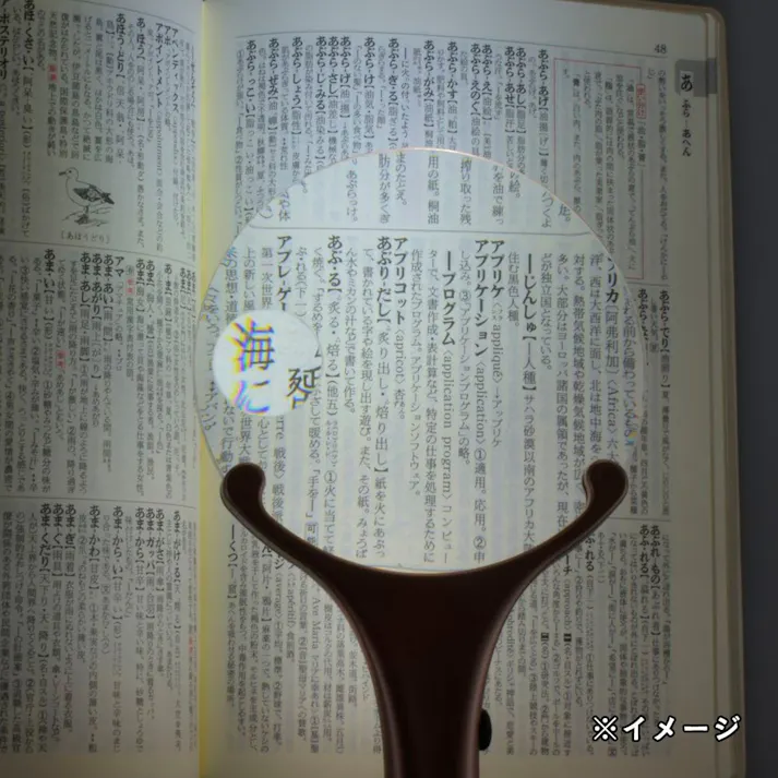 L-ZOOM ハンドルーペ3 ピンク LH-M01HL90-3-P 07-8996