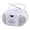 オーム電機　AudioComm　CDラジカセ　ホワイト　RCD-550Z-W　07-9804