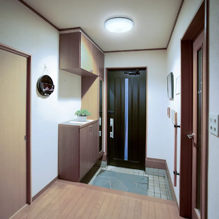 センサー付LED内玄関灯 昼光色 人感・明暗センサー ミニシーリング LT-Y18D-G-PIR