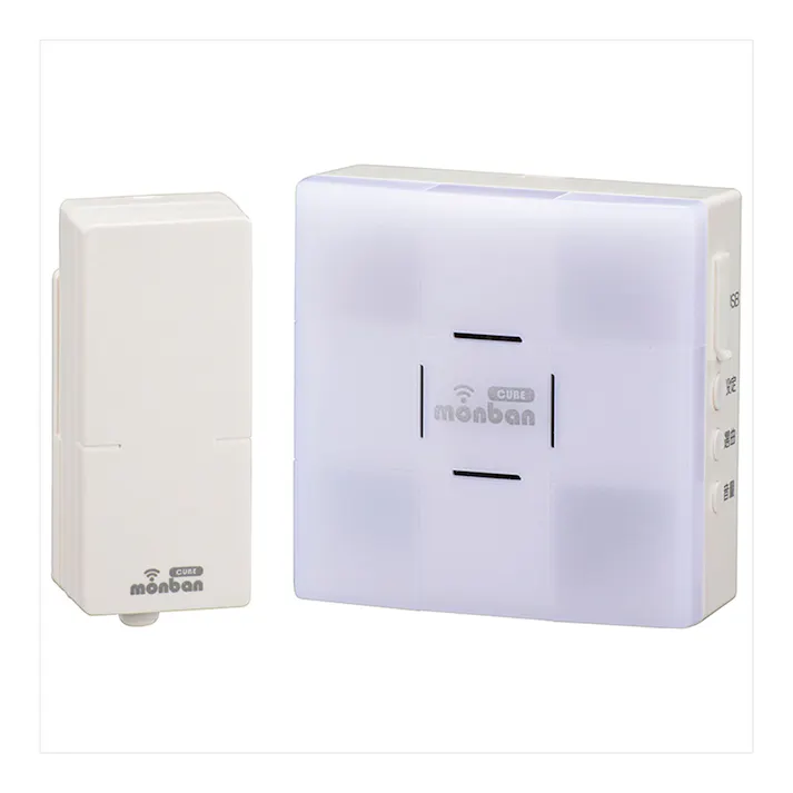monban CUBE 音センサー送信機+光フラッシュ電池式受信機 OCH-SET26-BLUE