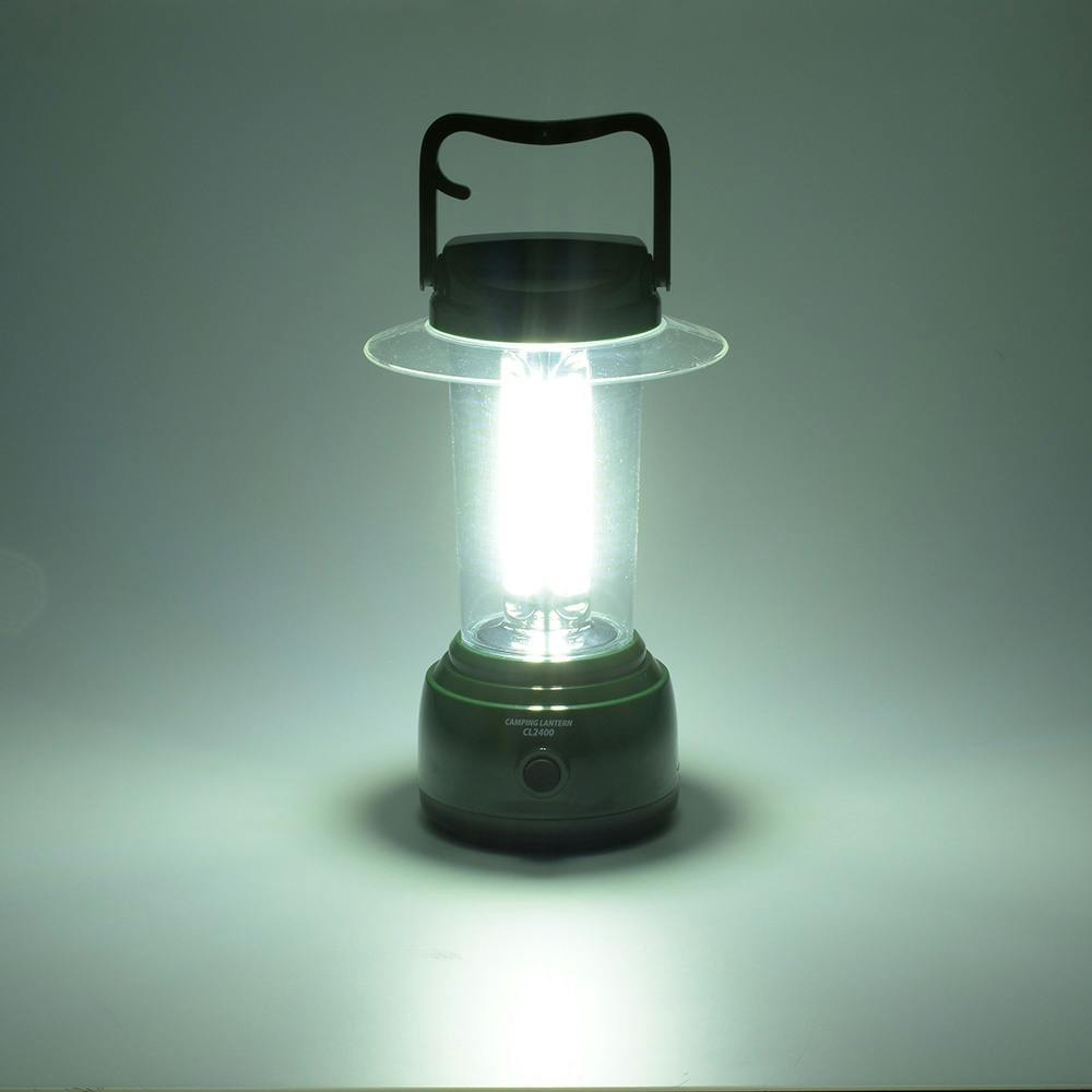 LEDキャンピングランタン 2400ルーメン LN-CL2400-G | 懐中電灯