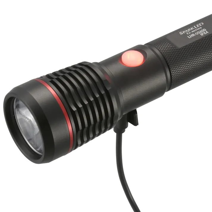 LEDライト USB充電式 SPARKLED 600ルーメン LHR-US600-K