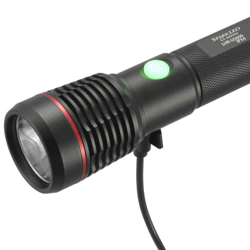 オーム電機 LEDライト USB充電式 SPARKLED 600ルーメン LHR-US600-K | 照明・ライト | ホームセンター通販【カインズ】