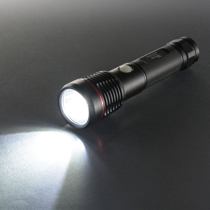 オーム電機 LEDライト USB充電式 SPARKLED 600ルーメン LHR-US600-K