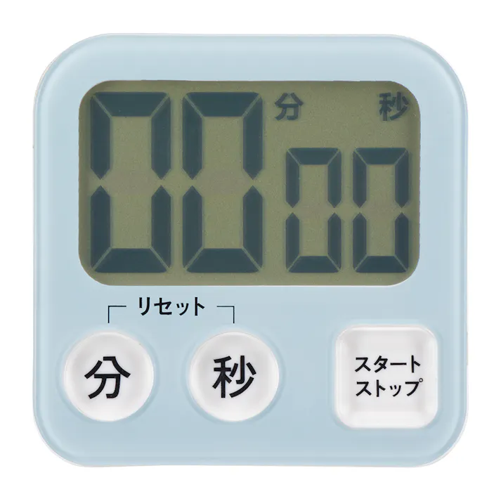 大画面デジタルタイマー ブルー COK-T131-A