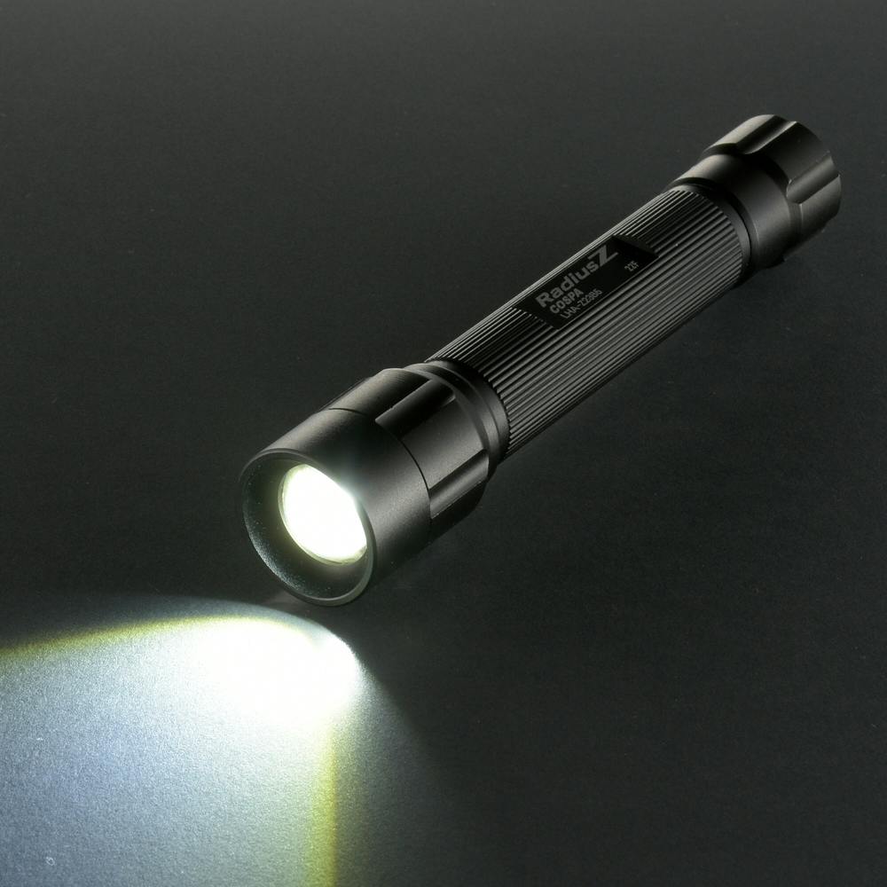 ライト LEDズームライト ラディウスZ 370ルーメン｜LHA-Z37C5 08-0733