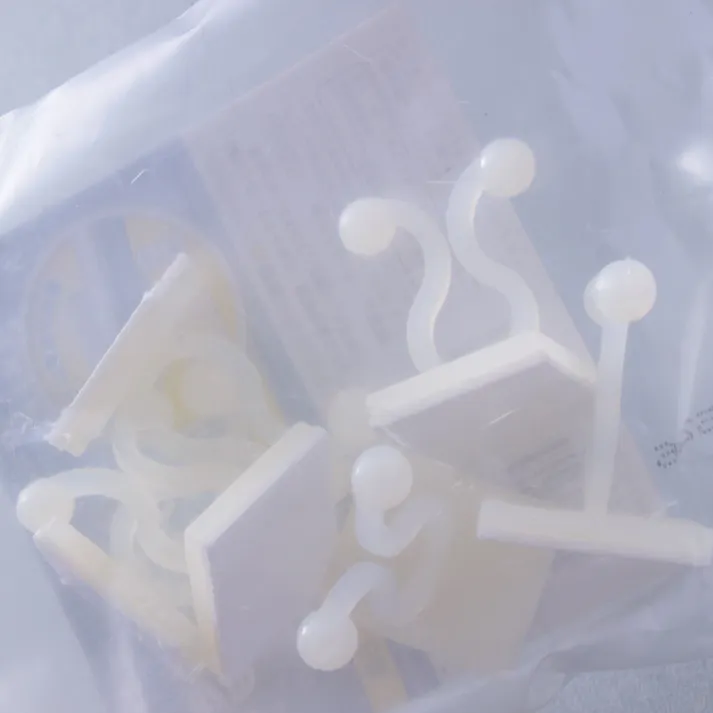 ベース付ツイストタイ 白 内径φ8.6mm DZ-BTT8AAZ 09-1677 6個入