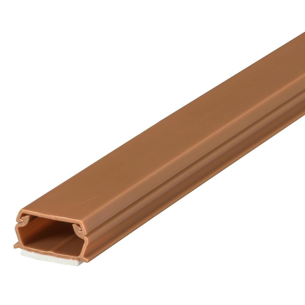 テープ付き ABSモール 2号 ブラウン 91cm