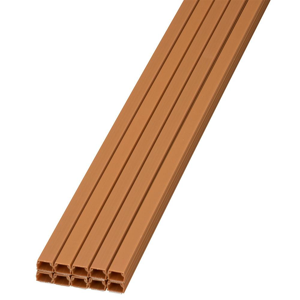 テープ付ABSモール 1号 91cm ブラウン DZ-AMT109-T 09-2837 10本入
