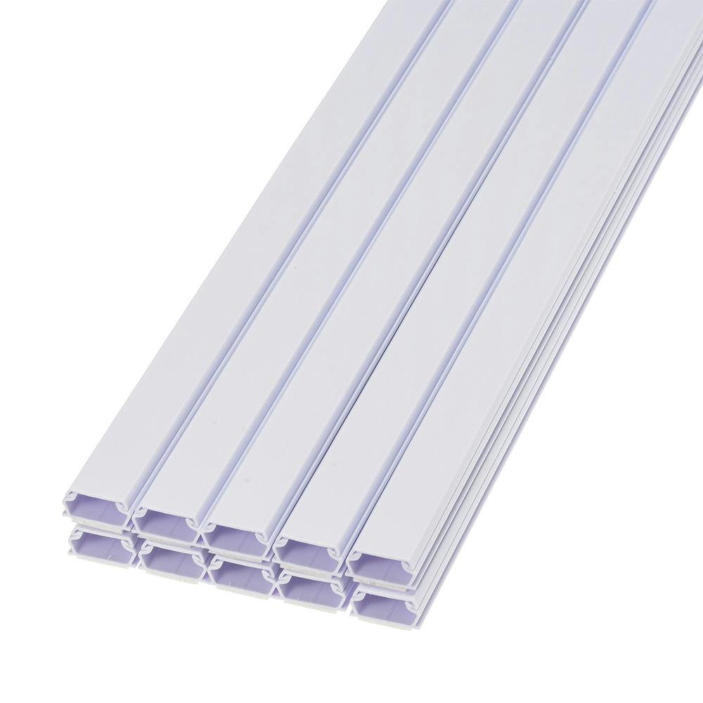 テープ付ABSモール 2号 91cm ホワイト DZ-AMT209-W 09-2838 10本入