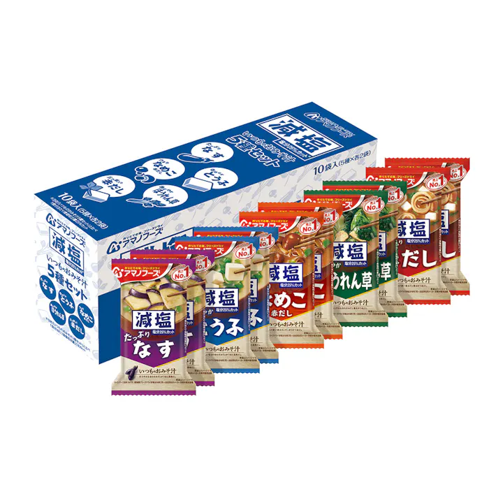 減塩いつものおみそ汁 5種セット10食