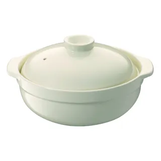 ガス火土鍋9号 27cm クリーム