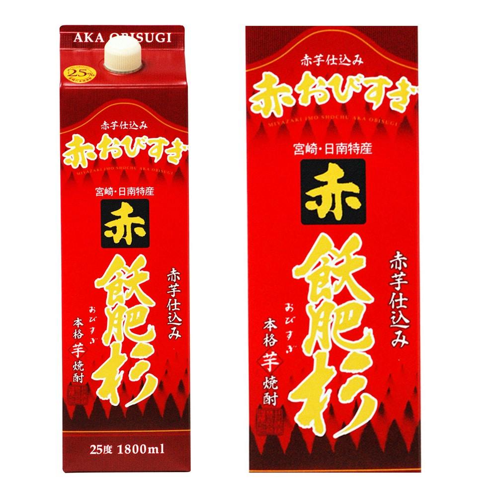 赤 飫肥杉 本格芋焼酎 25度 1800ml