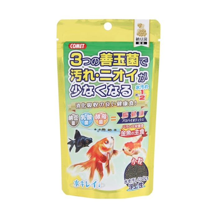 【アクアキャンペーン対象】イトスイ コメット 金魚の主食 納豆菌 小粒 90g