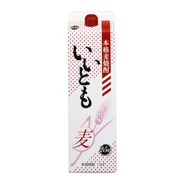 (宮崎県)いいとも 麦 パック25度 1.8L【別送品】