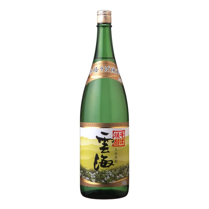 雲海 そば焼酎 25度 1800ml【別送品】