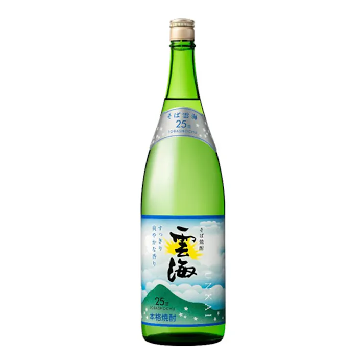 雲海 そば焼酎 25度 1800ml【別送品】
