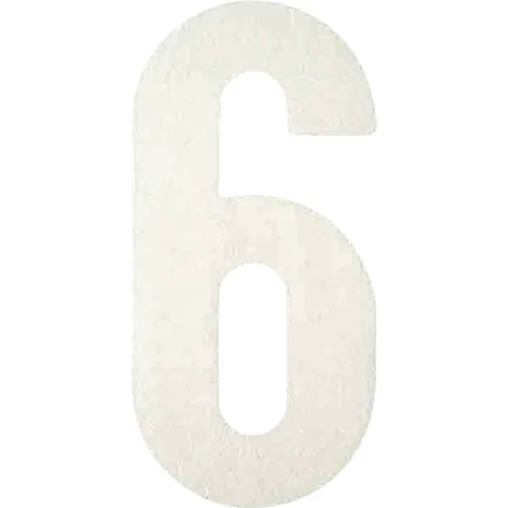 【CAINZ-DASH】アトムサポート フロアサイン小 ナンバー6 00001-03706【別送品】