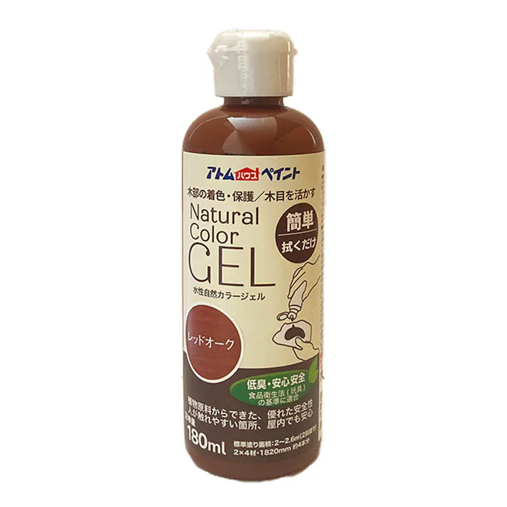 水性自然カラージェル レッドオーク 180ml