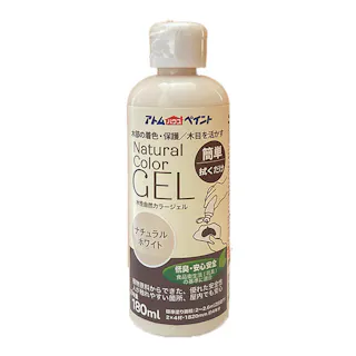 水性自然カラージェル ナチュラルホワイト 180ml
