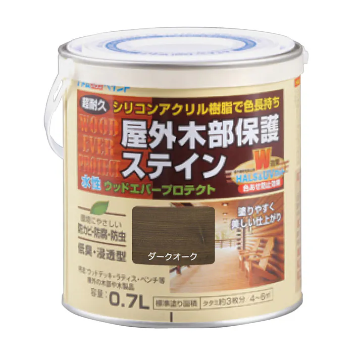 水性ウッドエバープロテクト ダークオーク0.7L