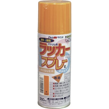 【CAINZ-DASH】アトムサポート ラッカースプレーＥ　３００ＭＬ　黄 00001-09952【別送品】