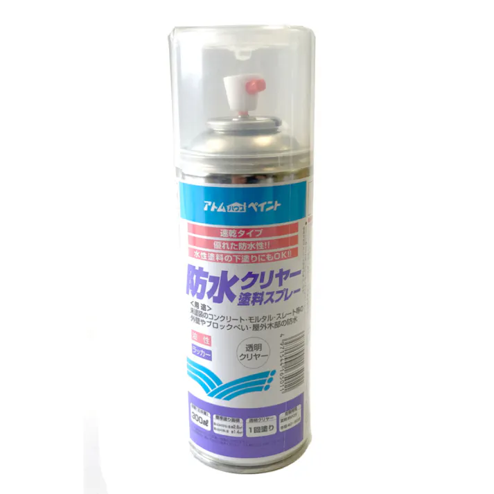 油性 防水クリヤー 塗料スプレー 透明クリヤー 300ml