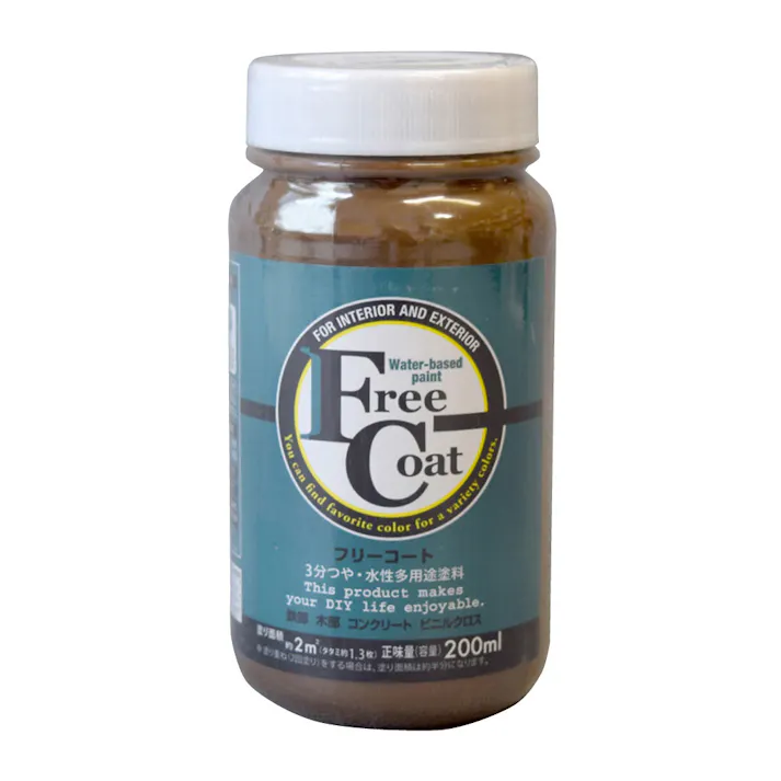 水性フリーコート モカブラウン 200ml