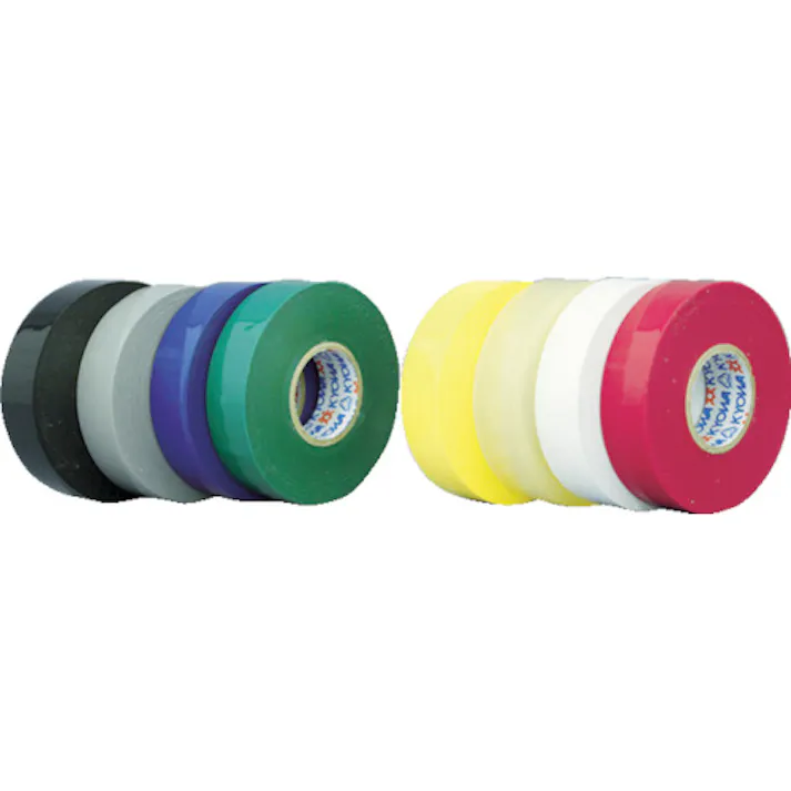 【CAINZ-DASH】共和 ビニルテープ 19mm×10m 黄 10巻入り HF-112-A【別送品】