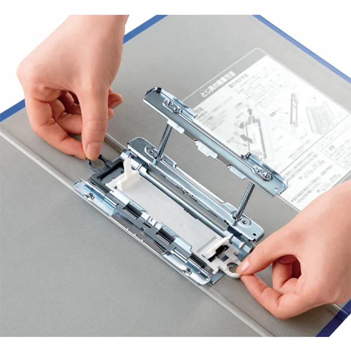 【CAINZ-DASH】キングジム キングファイル スーパードッチ<脱・着>イージー A4タテ型 青 とじ厚70mm 700枚 2477A-B【別送品】