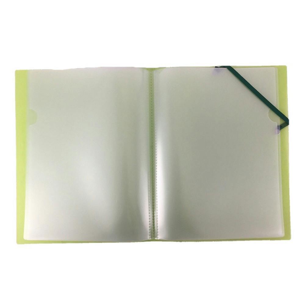 6171-3Tキミ　クリアーファイル ホルダーイン 黄緑 6171-3T キングジム 4971660033843（110セット） キングジム クリア-ファイル ホルダ-イン 12P A4タテ 緑 6171-3Tミト 1セット（2冊）（直送品）