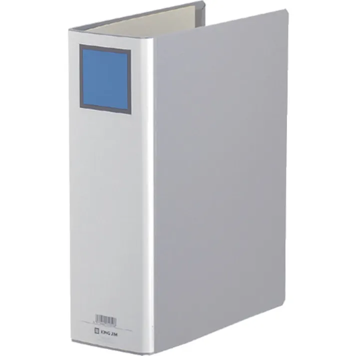 【CAINZ-DASH】キングジム キングファイルG A4タテ型 グレー とじ厚80mm 800枚 978N【別送品】
