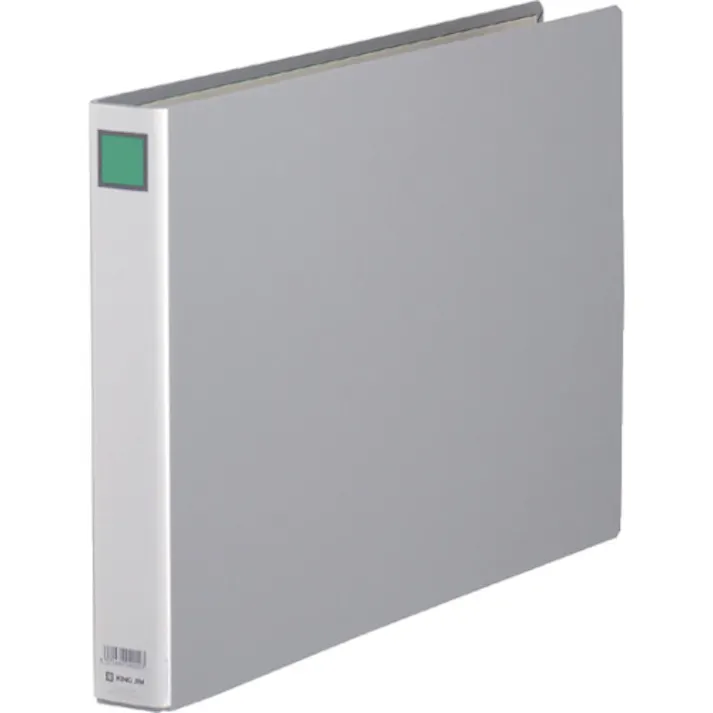 【CAINZ-DASH】キングジム キングファイルG A3ヨコ型 グレー とじ厚30mm 300枚 1003EN【別送品】
