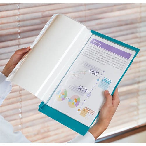 CAINZ-DASH】キングジム 二つ折りクリア－ファイルコンパック