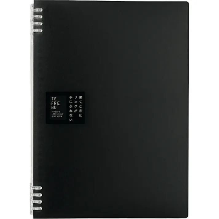 【CAINZ-DASH】キングジム リングノ-ト テフレ-ヌ A4 黒 9856TTE-K【別送品】