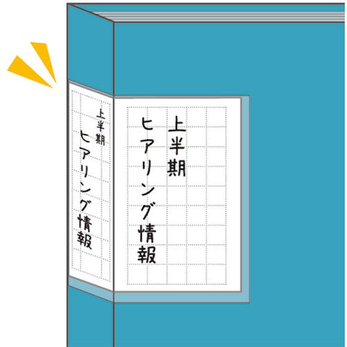 【CAINZ-DASH】キングジム クリアーファイル「カキコ」　水色　２３５×３１１ｍｍ 8632W-MI【別送品】