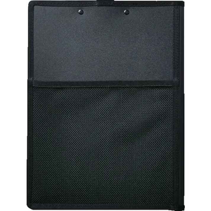 【CAINZ-DASH】キングジム オ-ルインクリップボ-ド(カバー付) A4 黒 短辺とじ 収納約30枚 5995-BK【別送品】