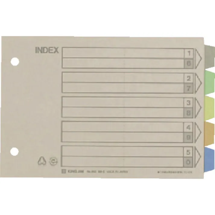 【CAINZ-DASH】キングジム カラ-インデックス 10×203×203mm 902【別送品】