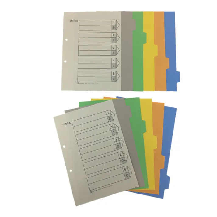 キングジム カラーインデックス 907-2K A4-S 2個組