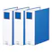 キングジム キングファイル A4縦 80mm ブルー 3冊パック 2478GXA-3
