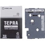 キングジム テープカートリッジ・白ラベル 6mm TC6S ラベルプリンタ用テープカートリッジ キングジム テープカートリッジ・白ラベル 6mm TC6S ラベルプリンタ用テープカートリッジ