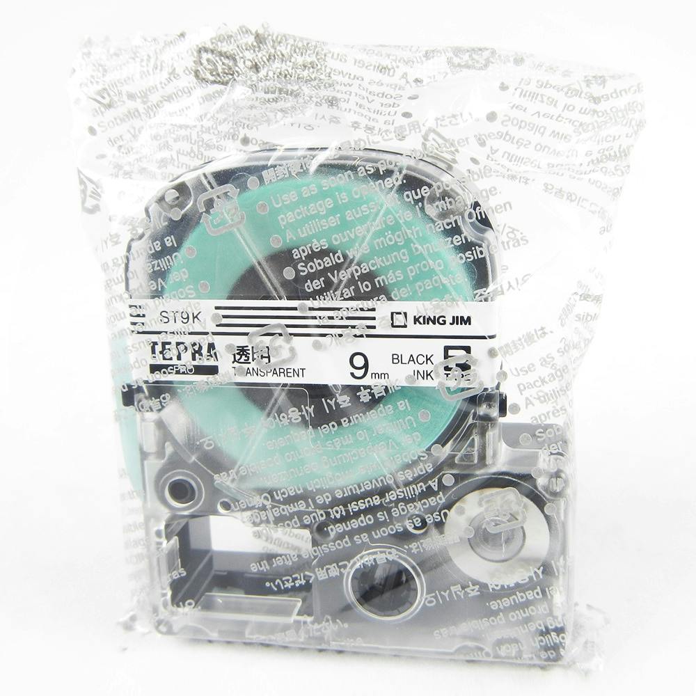 キングジム テプラ PRO テープ ST9K 9mm 透明 | 文房具・事務用品 通販