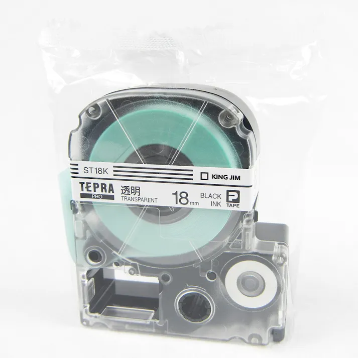 キングジム テプラ PRO テープ ST18K 18mm 透明