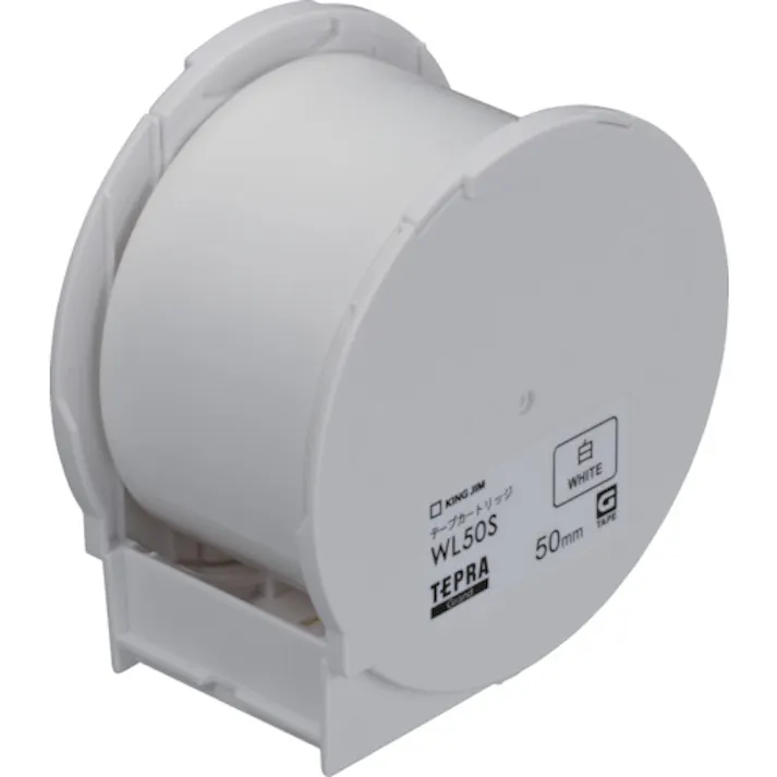 【CAINZ-DASH】キングジム Grandテ-プカ-トリッジ・白50mm WL50S【別送品】