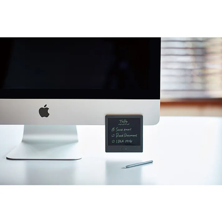 【CAINZ-DASH】キングジム ブギ-ボ-ド 電子メモパッド 画面3.9インチ(75×64mm) 白 BB-12-W【別送品】