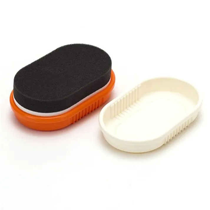 靴用ツヤ出しスポンジ ベーシックダブルシャイン