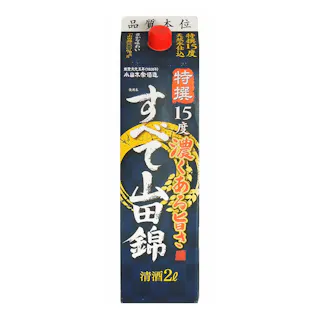(埼玉)特撰 15度 すべて山田錦 パック 2000ml【別送品】