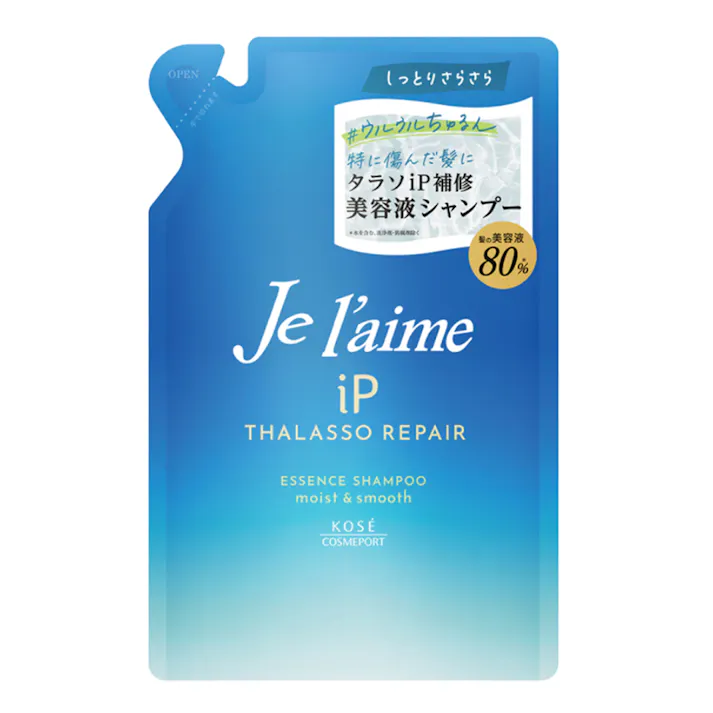 コーセーコスメポート ジュレーム iP タラソリペア 補修美容液シャンプー モイスト&スムース 詰替 340ml