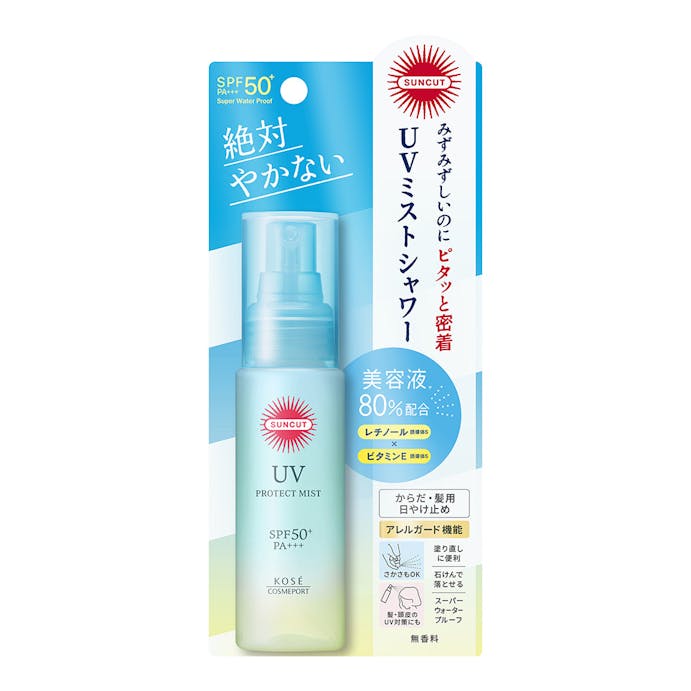 【ポイント10倍】コーセーコスメポート サンカット プロテクトUVミスト SPF50+ PA+++ 60ml